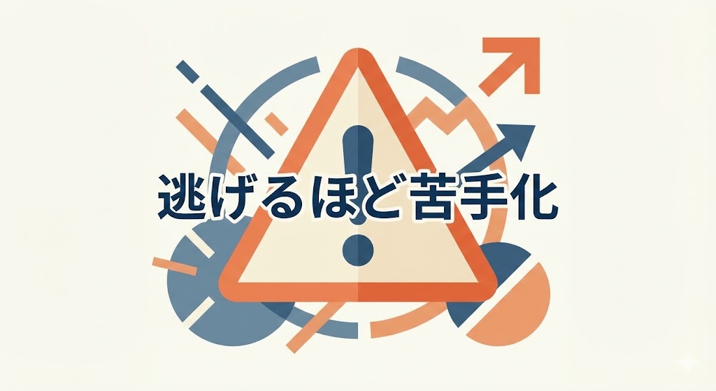 逃げるほど苦手化を示す図版